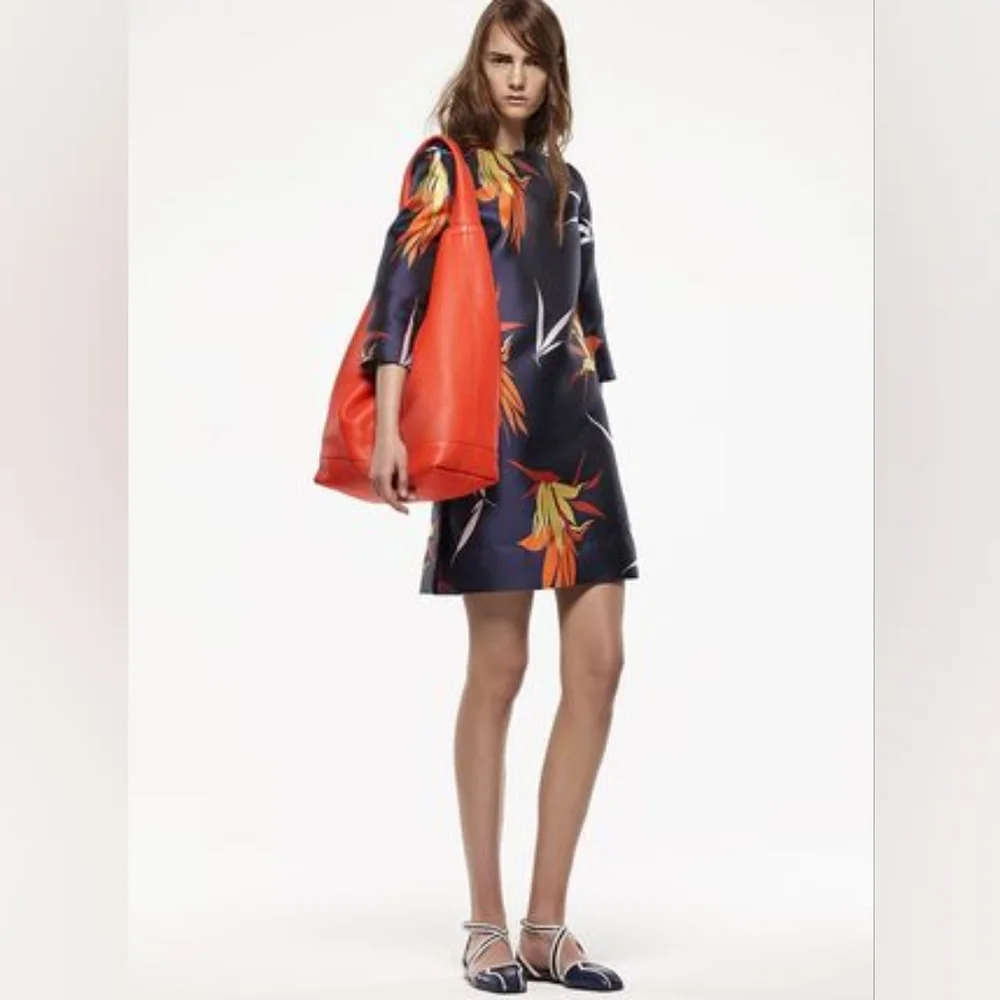 NWT Marni Resort 2015 Jacquard Floral Dress IT 38 2 US - Picture 1 of 8